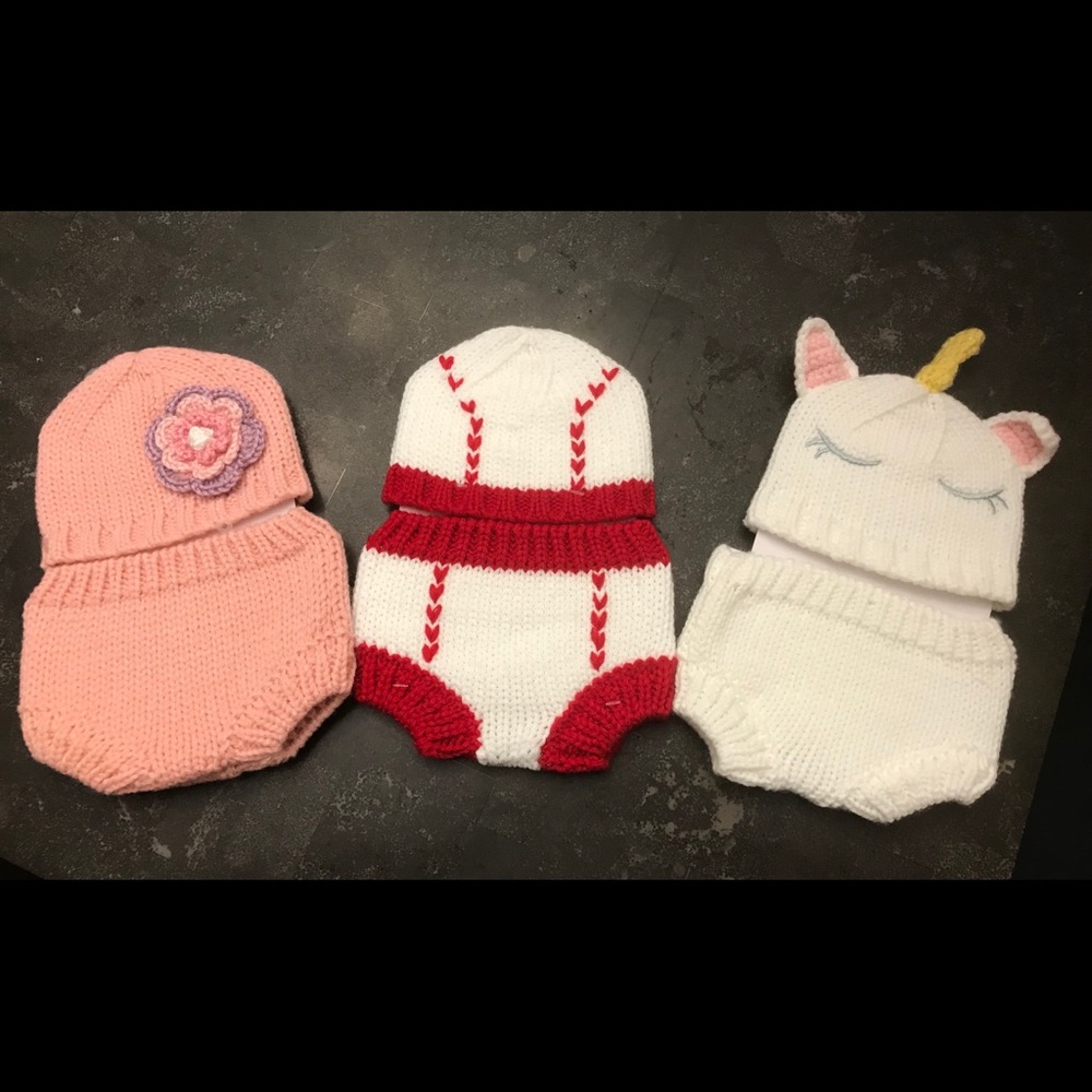 NWT baby knit set
